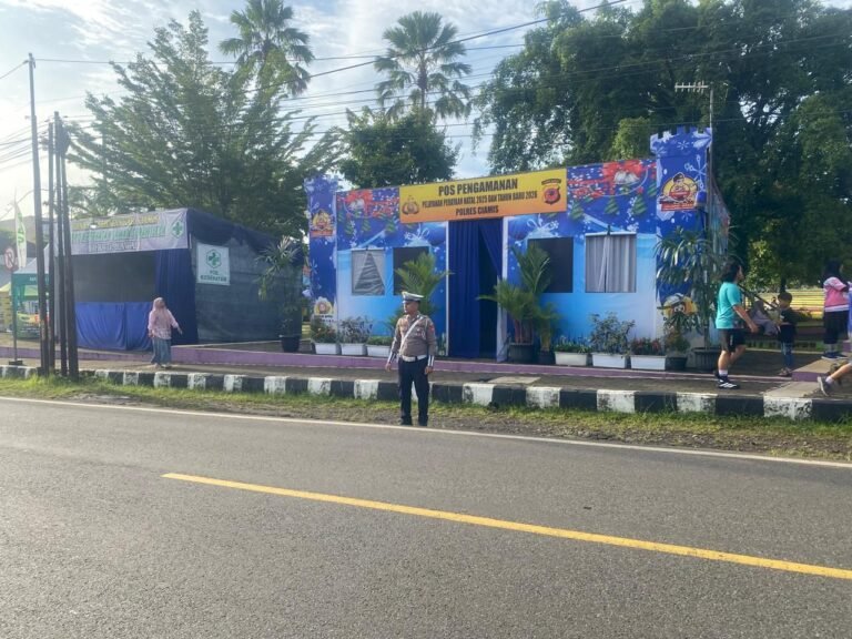 Polres Ciamis Pastikan Arus Lalu Lintas Aman dan Lancar Selama Libur Natal dan Tahun Baru 2026