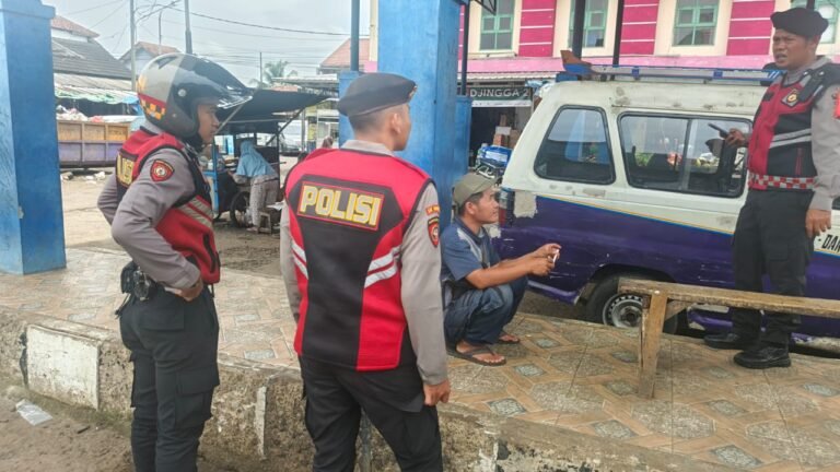 Cipkon Libur Nataru, Satgas Preventif Polres Ciamis Patroli ke Terminal Sindangkasih