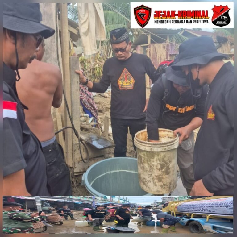 Paska Bencana Aceh Tamiang, PB Pendawa Indonesia Lakukan Penyiraman Mikroba PA 63