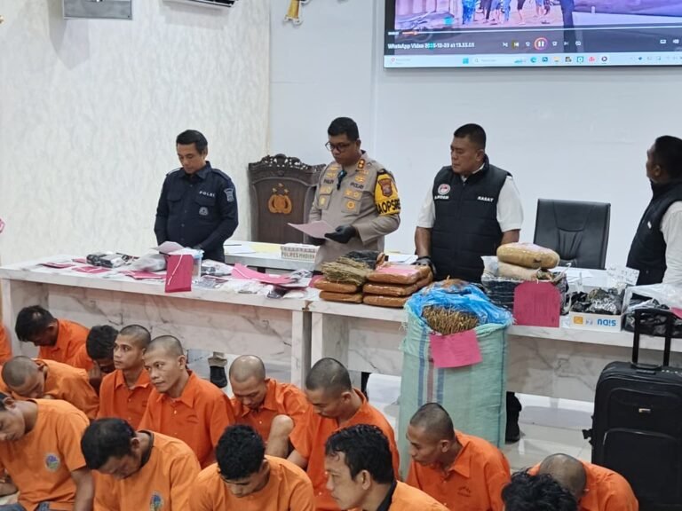 “Dua Bulan Terakhir, Polres Madina Ungkap 18 Kasus Narkoba dan Amankan 20 Tersangka”