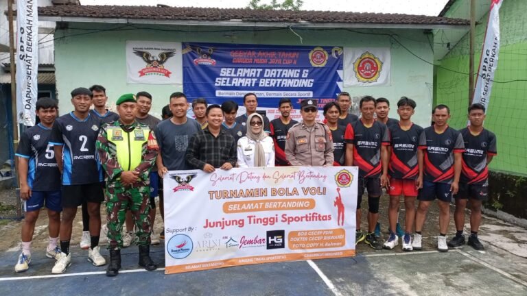 Polsek Cihaurbeuti Amankan Pembukaan Turnamen Bola Voli Karang Taruna Garuda Jaya, Wujud Dukungan Polri Jaga Kondusivitas Akhir Tahun