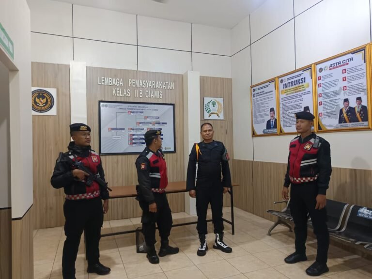 Satgas Preventif Patroli Ops Lilin Lodaya ke Obvit, Lapas Ciamis Jadi Sasaran Cipkon Kamtibmas