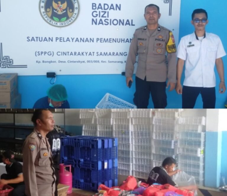 Giat Polsek Samarang Monitoring Dapur (MBG) Makanan Bergizi Gratis Di Kec Samarang