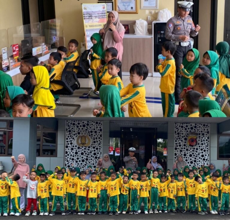 Polres Garut Terima Kunjungan TK Aisyiyah, Wujudkan Program Polisi Sahabat Anak