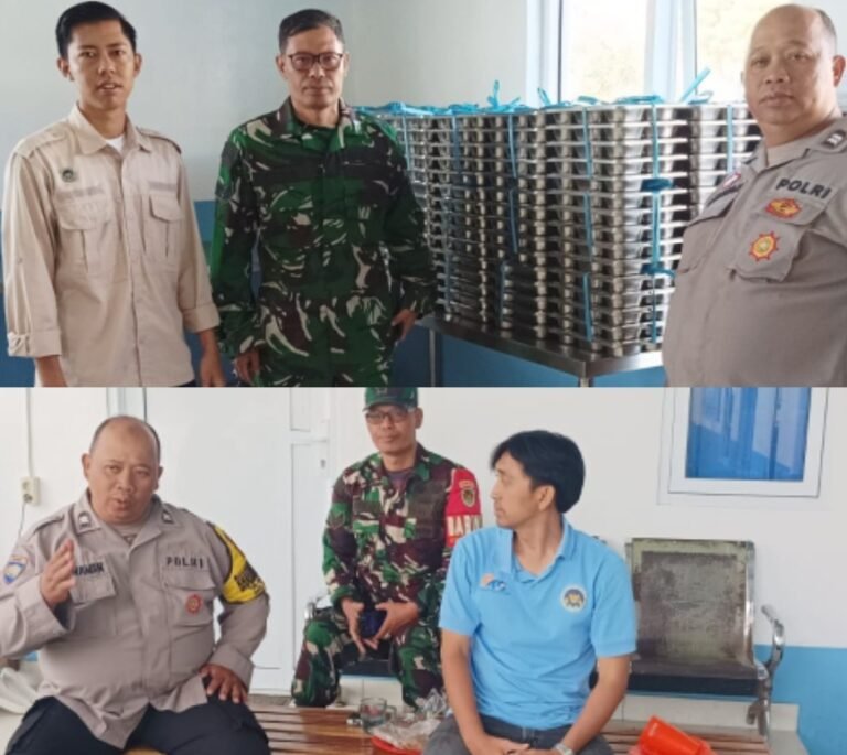 Bhabinkamtibmas Desa Samarang. Gelar Patroli Dan Monitoring (MBG) Makanan Bergizi gratis Di Wilkum Polsek Samarang