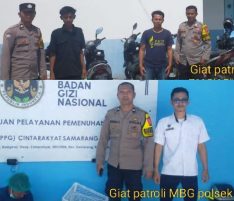 Giat Polsek Samarang Monitoring Dapur (MBG) Makanan Bergizi Gratis Di Kec Samarang