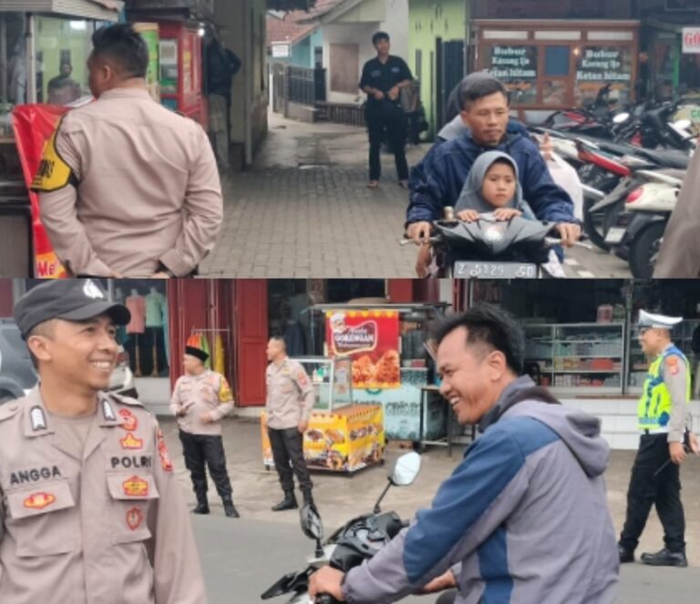Polsek Samarang Sosialisasi Penyebaran Maklumat Kapolda Jabar, Terkait Penanganan Premanisme Balapan Liar Serta Geng Motor