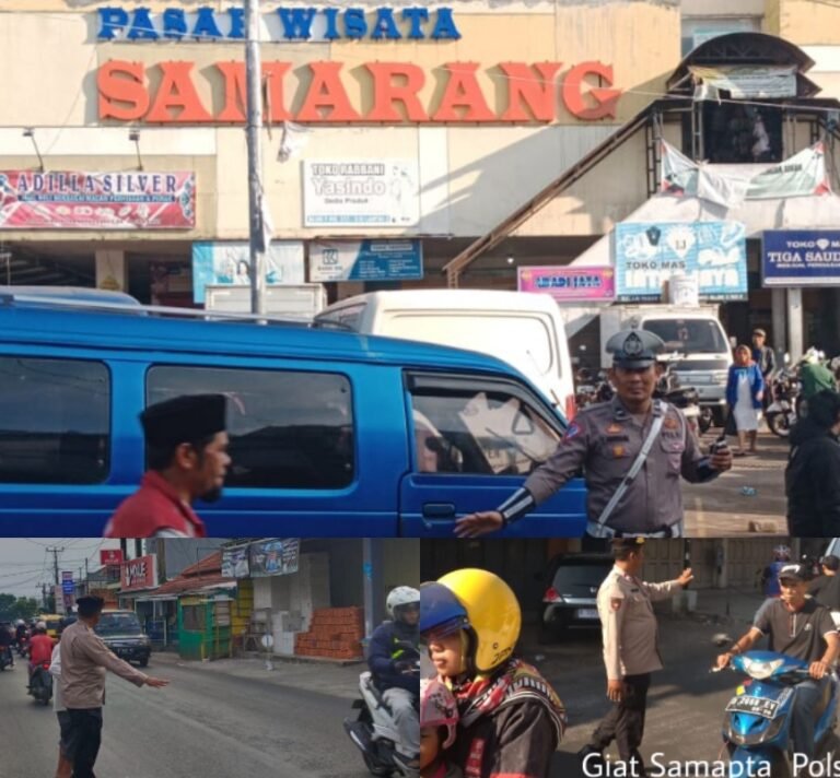 Polsek Samarang Bersama Anggota, Giat Pengaturan Lalu Lintas Pagi