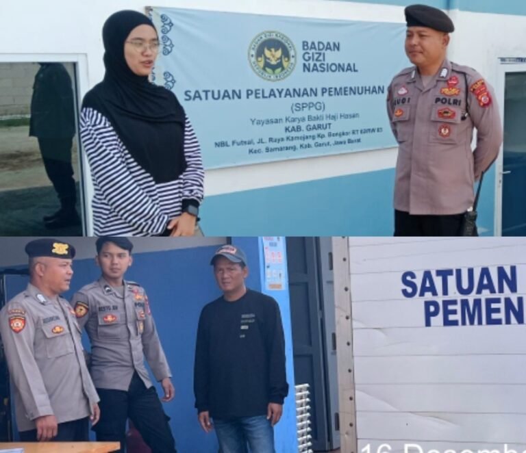 Polsek Samarang Giat Patroli Dan Monitoring Dapur MBG Makanan Bergizi Gratis Di Wilayah Hukum Kec Samarang
