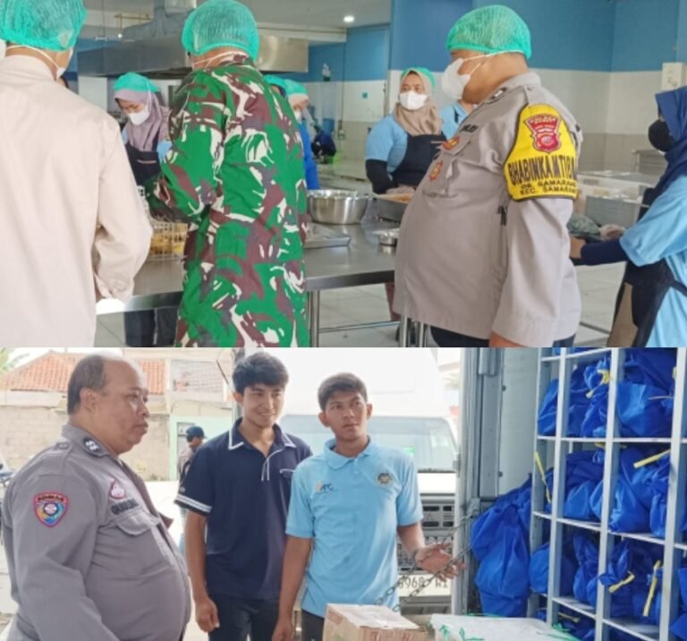 Polsek Samarang Giat Monitoring dan Patroli, Dapur MBG Makanan Bergizi Gratis