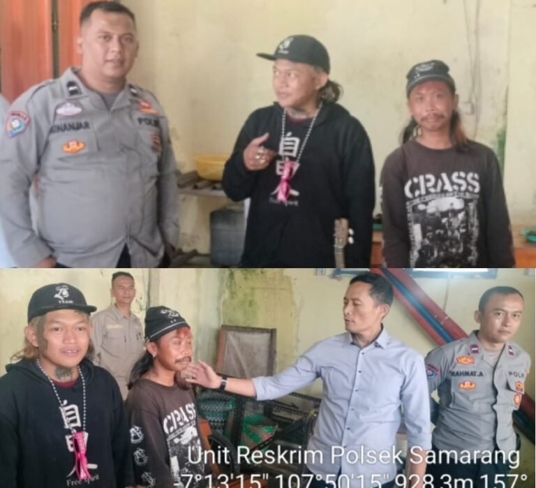 Polsek Samarang Giat Sosialisasi Maklumat Kapolda Jabar, Terkait Penanganan Premanisme Balapan Liar Dan Geng Motor.