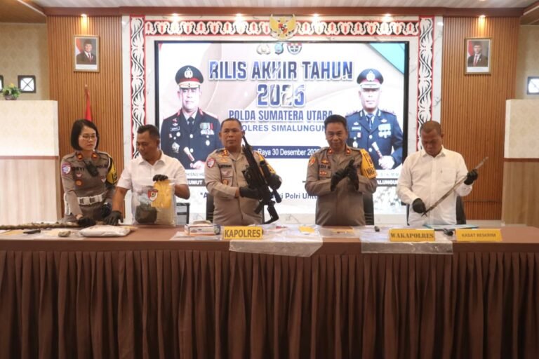 Kaleidoskop 2025 Sat Narkoba Polres Simalungun: Pengungkapan Kasus Naik, Perang Terhadap Narkoba Makin Masif