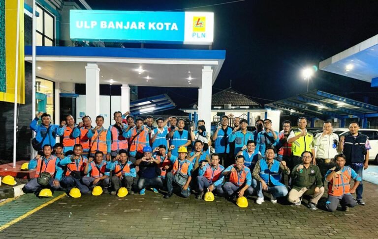 PLN Banjar Kota Siagakan 56 Personel di 7 Posko Jelang Pergantian Tahun Baru 2026