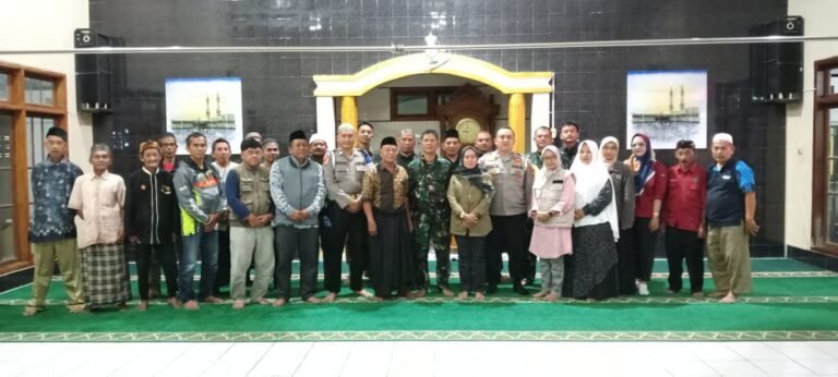 Polsek Sukadana Polres Ciamis Doa Bersama Sambut Malam Tahun Baru 2026
