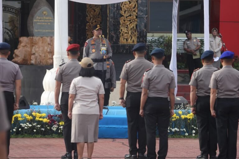1.833 Personel Polda Sumut Naik Pangkat, Kapolda Tekankan Pelayanan dan Etika Profesi