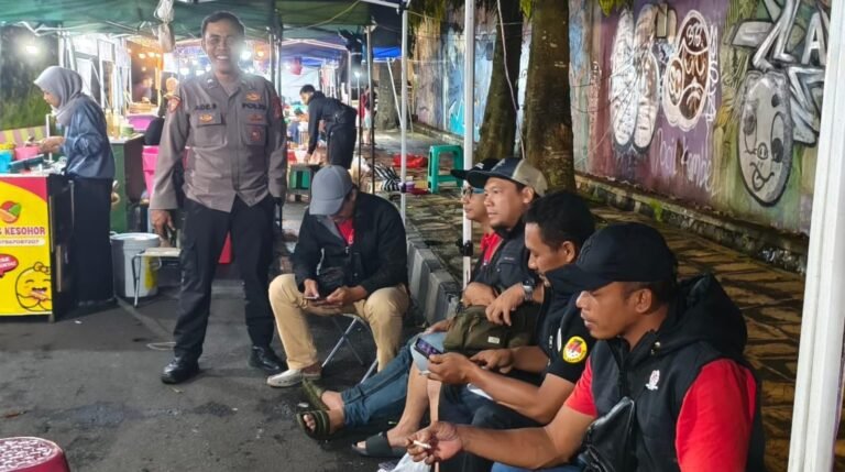Cipkon Kamtibmas Saat Malam, Polsek Ciamis Polres Ciamis Intensifkan Patroli ke Jalan