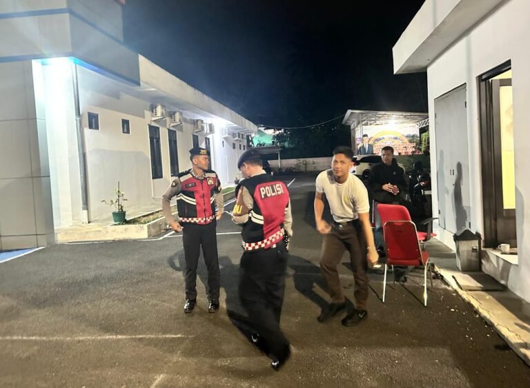 Cipkon di Bahaya Kriminalitas, Sat Samapta Polres Ciamis Patroli Dialogis ke Kantor BPS