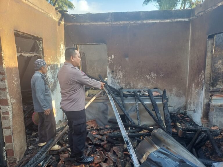 Polsek Ciamis Quick Respon TPTKP Kebakaran, Wujud Peran Polri Hadir Tangani Keadaan Darurat di Wilayah Hukum Ciamis