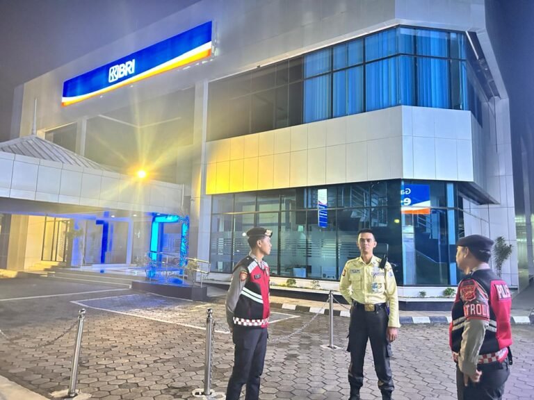 Samapta Polres Ciamis Patroli dan Stasioner di Jalan TMP Antisipasi Balapan Liar dan Premanisme