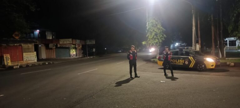 Sat Samapta Polres Ciamis Gelar Patroli Biru Dini Hari, Wujud Peran Polri Cegah Kejahatan dan Antisipasi Balap Liar