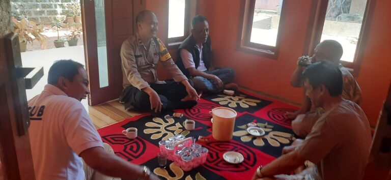 Perkuat Sinergitas, Polsek Cisaga Polres Ciamis Koorkom Kamtibmas ke Tokoh Cisaga