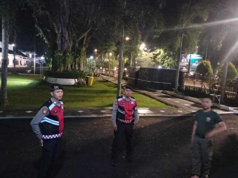 Sat Samapta Polres Ciamis Patroli Kamtibmas ke Obvit, Kantor Pemda Ciamis Jadi Sasaran