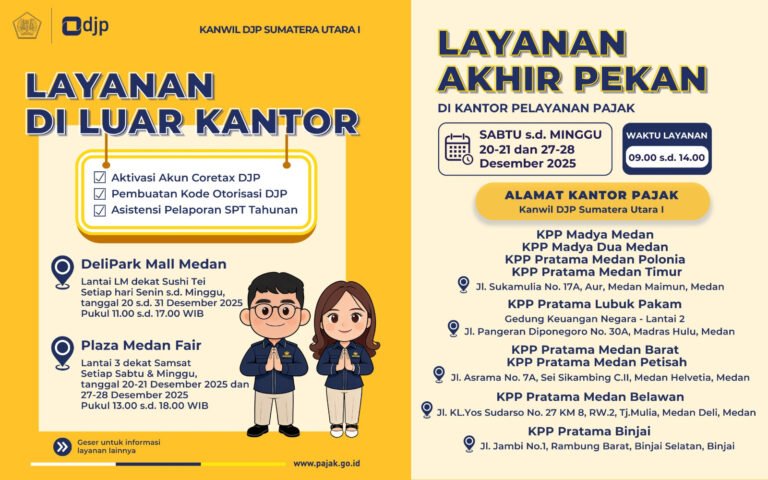 Permudah Wajib Pajak, DJP Sumut I Hadirkan Layanan hingga di Pusat Perbelanjaan