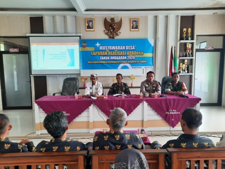 Polsek Cisaga Kawal Transparansi Desa, Peran Polri Dukung Akuntabilitas APBDesa Bangunharja