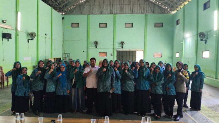 Perkuat Sinergitas, Polsek Ciamis Polres Ciamis Koorkom Bersama Kader PKK Pusakanagara