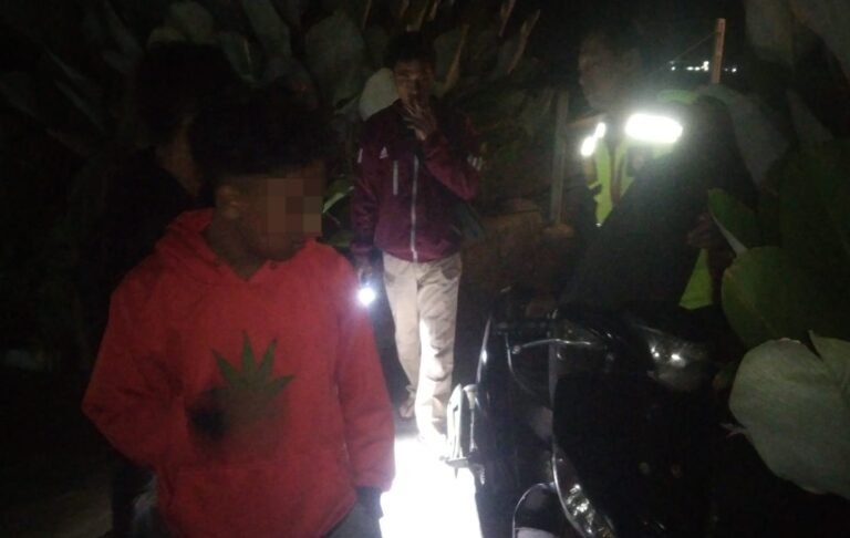 Patroli Polsek Wanaraja Amankan 4 Pemuda Hendak Lakukan Balap Liar