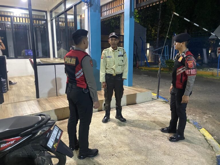 Humanis, Sat Samapta Polres Ciamis Patroli Dialogis Cipkon Kamtibmas di Gardu Induk PLN