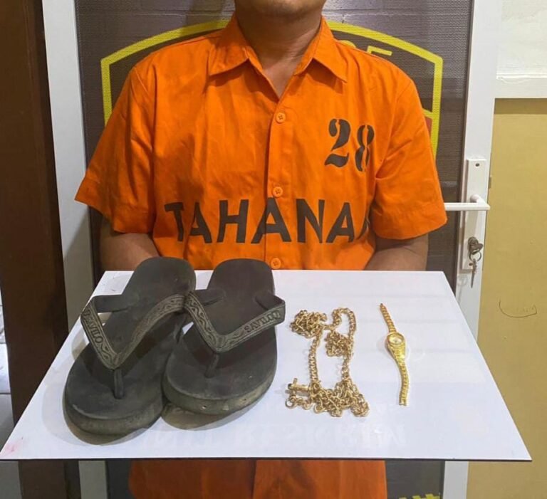 Gercep, Unit Reskrim Polsek Sibolga Sambas Tangkap Pelaku Curat