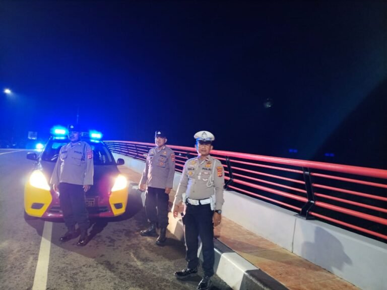 Berikan Rasa Nyaman, Polsek Banjarsari Patroli Biru Cegah Gangguan Kamtibmas di Malam Hari