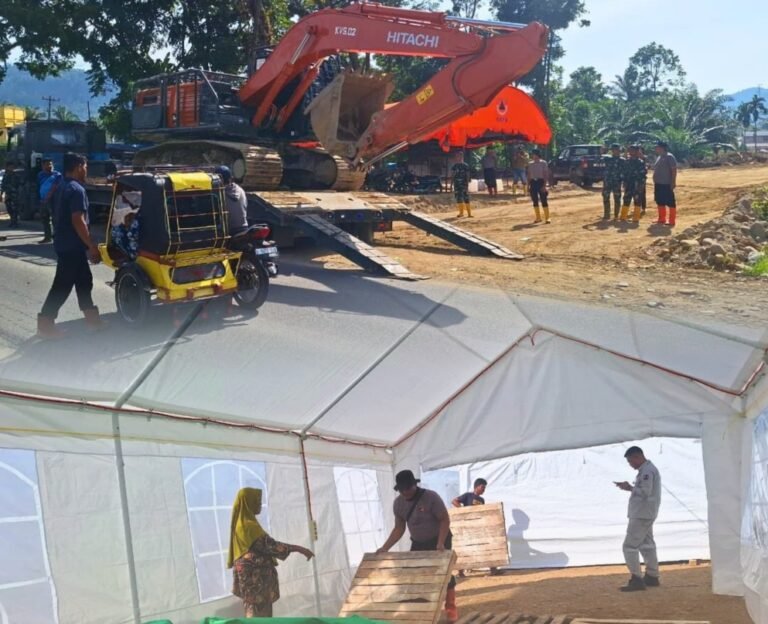 Bersama Warga Bangkit Pascabanjir, Brimob Lanjutkan Pembangunan Hunian Sementara