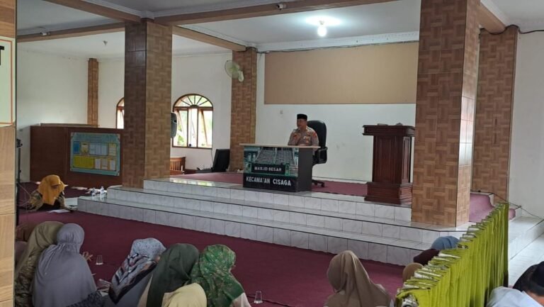 Polsek Cisaga Kawal Pengukuhan Pengurus MUI dan Pengajian Bulanan, Perkuat Sinergi Keagamaan dan Kamtibmas