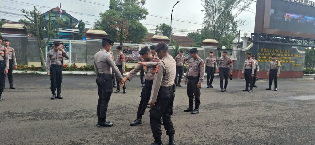 Sat Samapta Polres Ciamis Intensifkan Latihan Pengawalan, Tingkatkan Profesionalisme Personel Dalmas