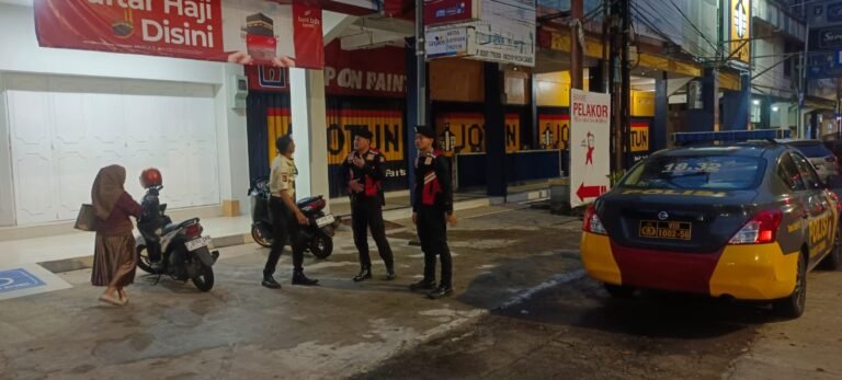 Sat Samapta Polres Ciamis Patroli ke Obvit di Jam Rawan, Kantor Perbankan Jadi Sasaran