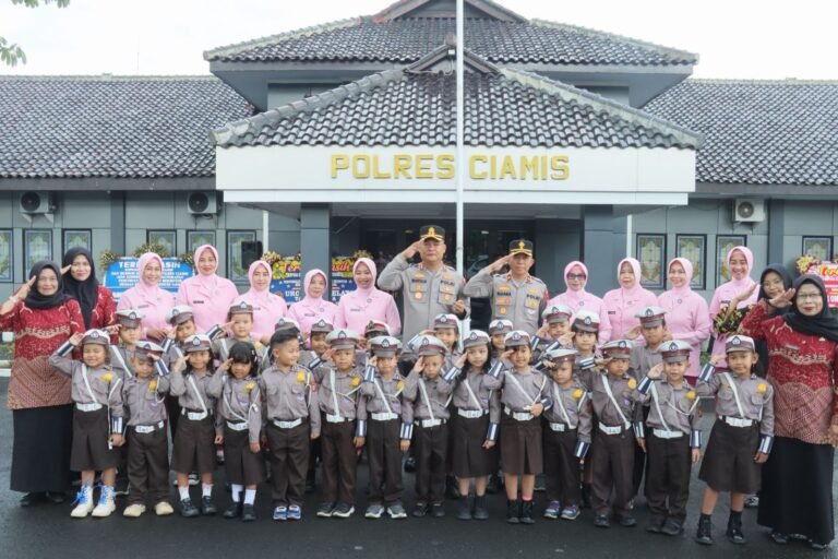 Satlantas Polres Ciamis Gelar Polisi Sahabat Anak, Wujud Peran Polri Tanamkan Keselamatan Berlalu Lintas Sejak Dini