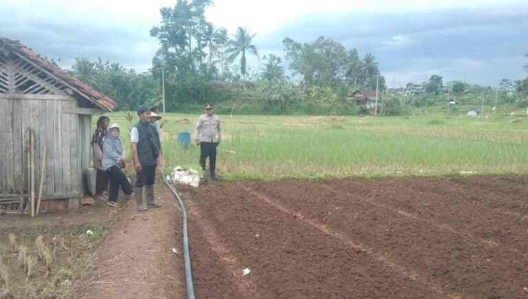 Polsek Kawali Monitoring Persiapan Tanam Jagung, Wujud Peran Polri Dukung Ketahanan Pangan Nasional