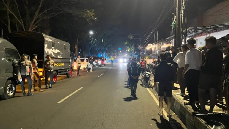 Cegah Balapan Liar, Samapta Polres Ciamis Intens Lakukan Patroli Ke Jalanan Pusat Kota