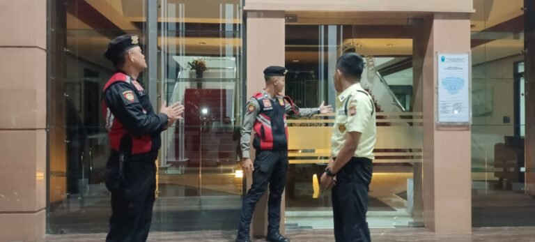 Cipkon di Bahaya Kriminalitas, Sat Samapta Polres Ciamis Patroli Dialogis ke Pengadilan Agama