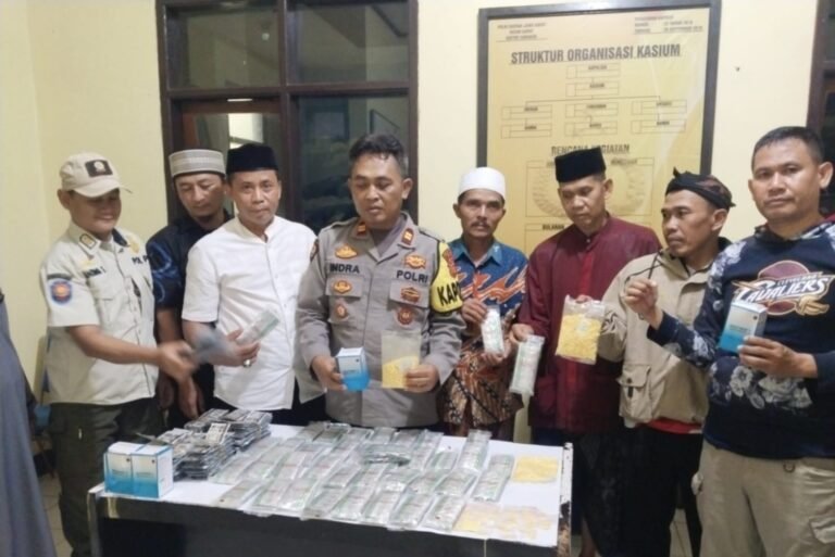 Polsek Caringin Amankan Ribuan Butir Obat Keras dari Warung di Jalur Lintas Selatan Rancabuaya