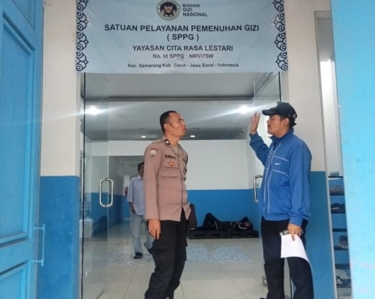 Polsek Samarang Giat Patroli Dan Monitoring Dapur Makanan Bergizi Gratis MBG, Di Wilayah Kec Samarang