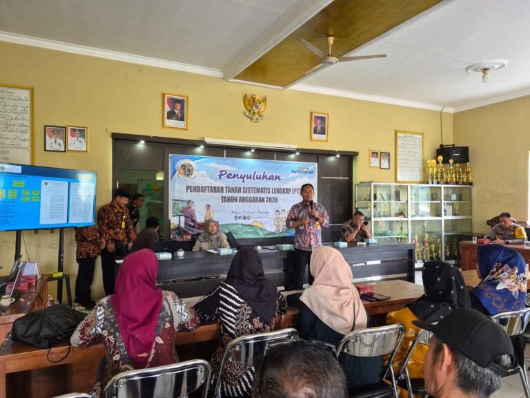 Polsek Cijeungjing Kawal Penyuluhan PTSL 2026 Demi Tertib Administrasi Pertanahan Warga Desa Dewasari