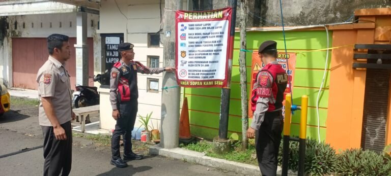 Sat Samapta Polres Ciamis Intensifkan Patroli Dialogis di Kawasan Permukiman Demi Jaga Kamtibmas