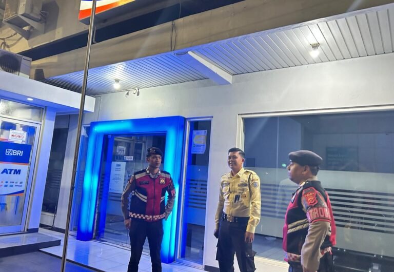 Sat Samapta Polres Ciamis Patroli Kamtibmas ke Obvit, Kali Ini Datangi Bank BSI Ciamis
