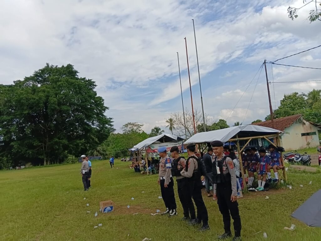 Polres Ciamis Beri Pengamanan Turnamen Sepak Bola Tut Wuri Handayani Cup