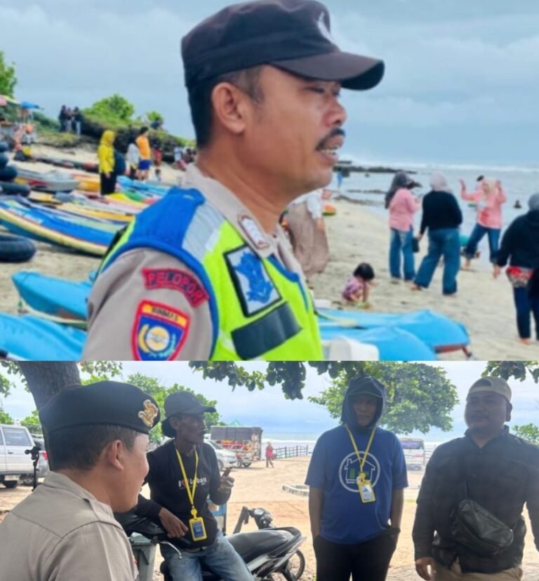 Pasca Libur Tahun Baru 2026, Polsek Pameungpeuk Intensifkan Pengamanan Wisata Pantai Sayang Heulang