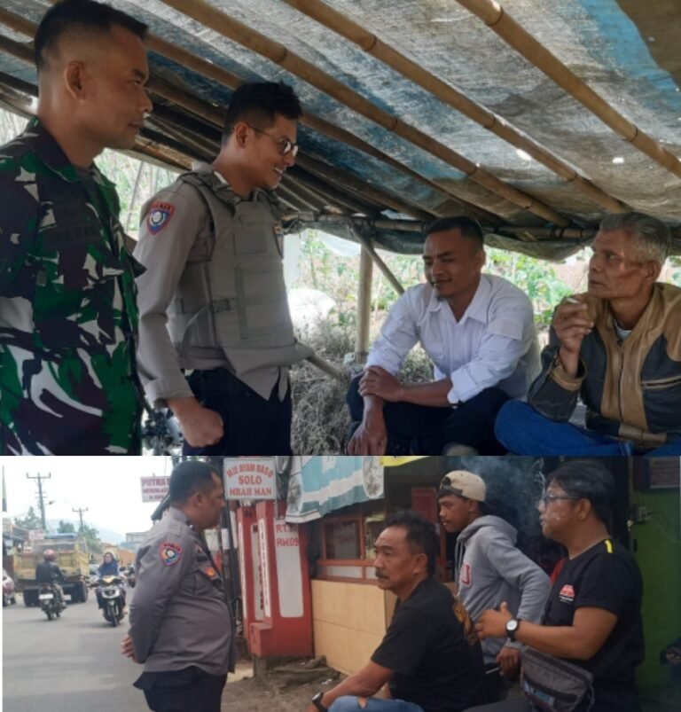 Kapolsek Samarang AKP Hilman Nugraha.,S.H. Pimpin Apel Gabungan Dan Patroli Cipkon