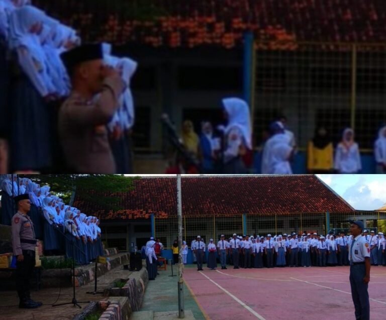 Polsek Pameungpeuk Jadi Pembina Upacara di SMAN 5 Garut, Sampaikan Maklumat Kapolda Jabar